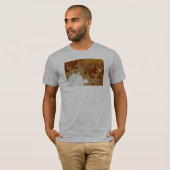 White Dragon - Fractal Art T-shirt (Voorkant volledig)
