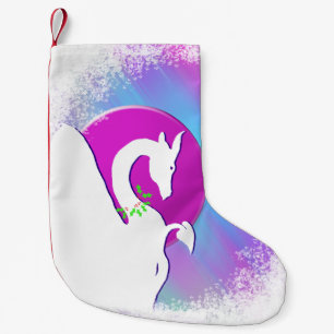 White Dragon Moon Holiday (Colorful Haze) Kleine Kerstsok