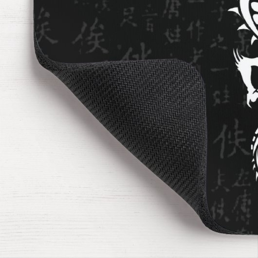 White Dragon Mousepad Muismat (Hoek)