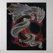 White Dragon Red Moon Poster (Voorkant)