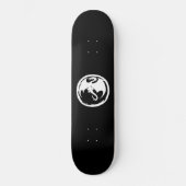 White dragon skateboard (Voorkant)