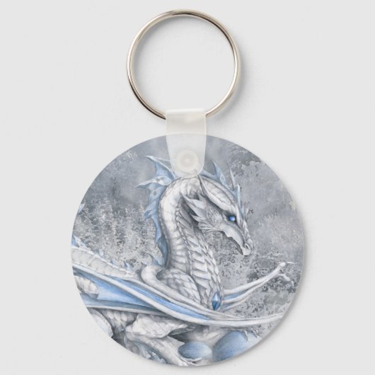 White Dragon Sleutelhanger (Voorkant)