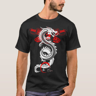 White Dragon Wing Chun Kung Fu T-Shirt