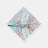 "White Dragonfly" papier Servet (Hoek)