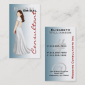White Dress Bridal Consultant Visitekaartjes (Voorkant / Achterkant)