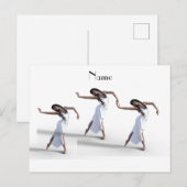 White dress daner Thunder_Cove Briefkaart (Voorkant / Achterkant)