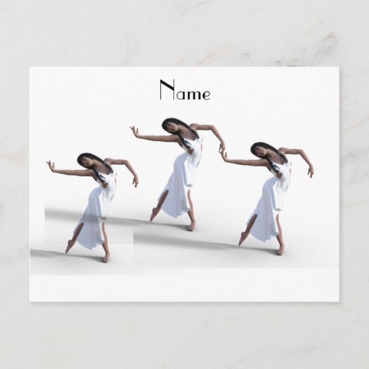 White dress daner Thunder_Cove Briefkaart (Voorkant)