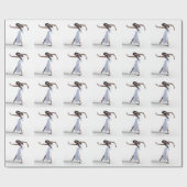 White dress daner Thunder_Cove Cadeaupapier (Vlak)