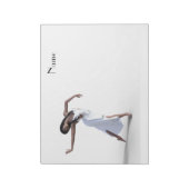 White dress daner Thunder_Cove Notitieblok (Linkerzijde)