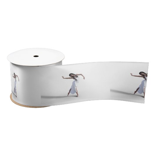 White dress daner Thunder_Cove Satijnen Lint (Spoel)