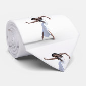 White dress daner Thunder_Cove Stropdas (Opgerold)