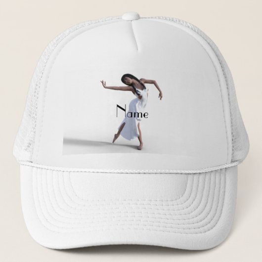 White dress daner Thunder_Cove Trucker Pet (Voorkant)