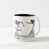 White dress daner Thunder_Cove Tweekleurige Koffiemok (Voorkant rechts)