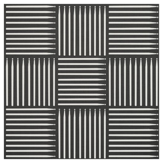 White Drum Stick Crosshatch Stof (Swatch)