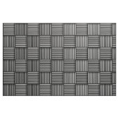 White Drum Stick Crosshatch Stof (Fat Quarter)