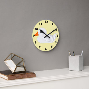 White Duck Design Ronde Klok
