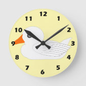 White Duck Design Ronde Klok (Voorkant)