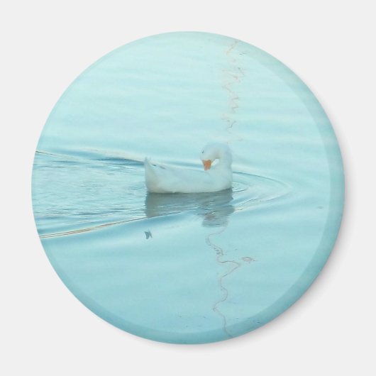 White Duck-magneet Magneet (Voorkant)