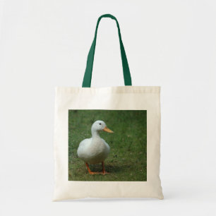 White Duck op White/Green Bag Tote Bag