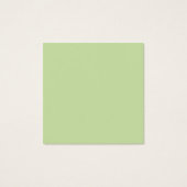 White duck with black head vierkante visitekaartjes (Achterkant)