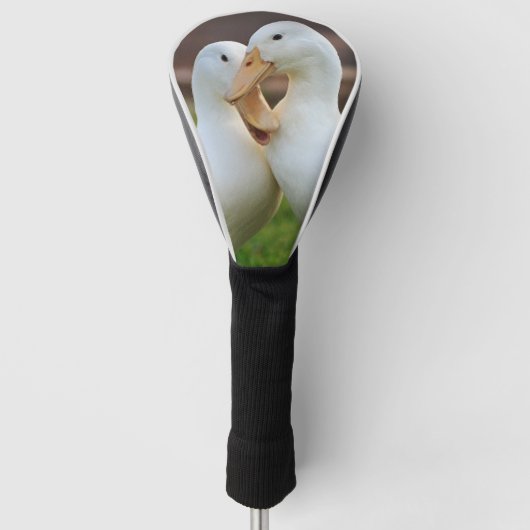 White Ducks Lovers Golfheadcover (Voorkant)