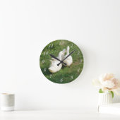 White Ducks Wall Clock Ronde Klok (Huis)