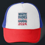 White Dudes voor Harris-2024 Trucker Pet<br><div class="desc">White Dudes voor Harris-2024</div>