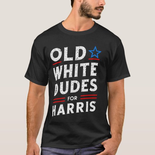 White Dudes voor Harris Kamala 2024 T-shirt (Voorkant)