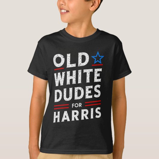 White Dudes voor Harris Kamala 2024 T-shirt (Voorkant)