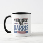 White Dudes voor Harris Support President Kamala Mok (Links)