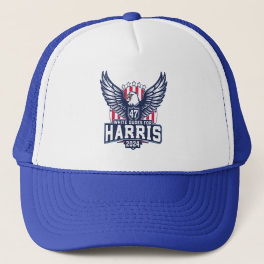 White Dudes voor Harris Trucker Pet (Voorkant)