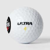 White Dudes voor Kamala Harris 2024 Golfballen (Logo)