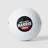 White Dudes voor Kamala Harris 2024 Golfballen (Voorkant)