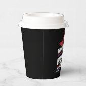 White Dudes voor Kamala Harris 2024 Papieren Bekers (Rechts)