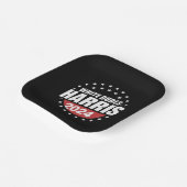 White Dudes voor Kamala Harris 2024 Papieren Bordje (Gebogen)