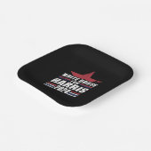 White Dudes voor Kamala Harris 2024 Papieren Bordje (Gebogen)