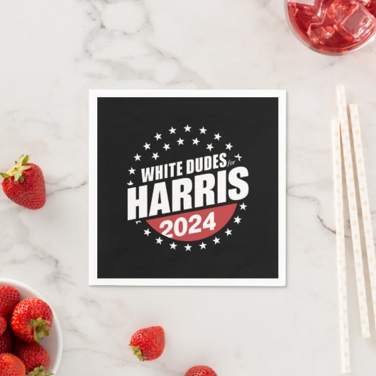 White Dudes voor Kamala Harris 2024 Servet (Insitu)