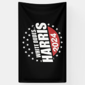 White Dudes voor Kamala Harris 2024 Spandoek (Verticaal)