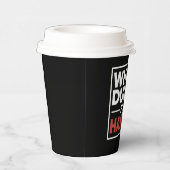 White Dudes voor Kamala-Harris voor President 2024 Papieren Bekers (Rechts)