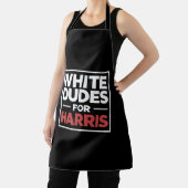 White Dudes voor Kamala-Harris voor President 2024 Schort (Insitu)