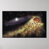 White Dwarf Shredding a Planet Poster (Voorkant)