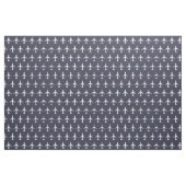 White E175 Jet Airplane Pattern Pattern on Navy Bl Stof (Fat Quarter)