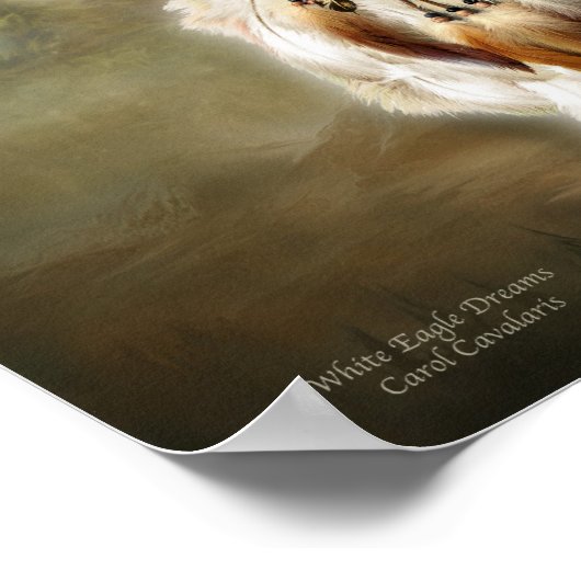 White Eagle Dreams Art Poster/Print Poster (Hoek)
