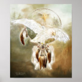 White Eagle Dreams Art Poster/Print Poster (Voorkant)