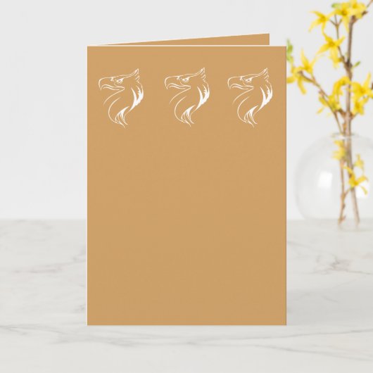 White eagle kaart (Gele Bloem)