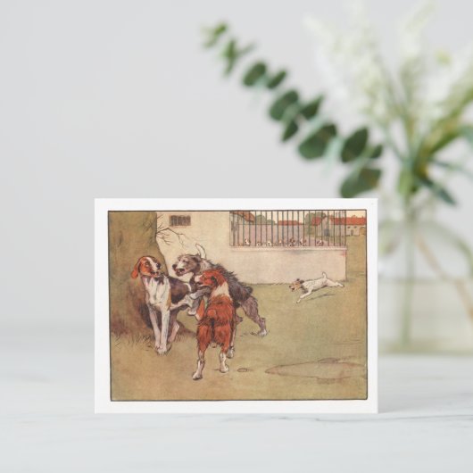 White Ear en Peter briefkaarten (Staand voorkant)