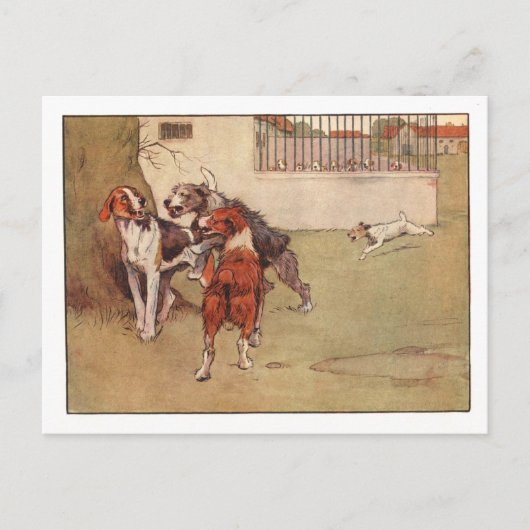 White Ear en Peter briefkaarten (Voorkant)