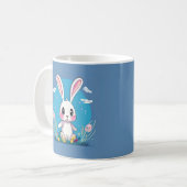 White Easter Bunny Koffiemok (Voorkant links)
