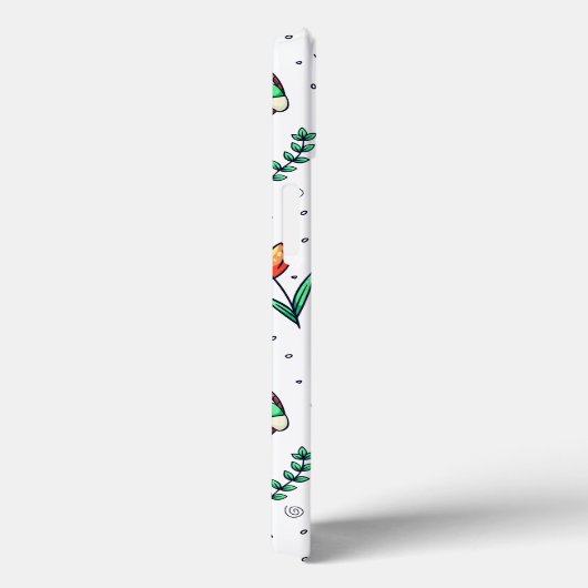 White Easter Pattern Phone Case (Achterkant / Rechts)