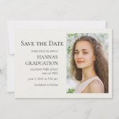 White Editable Color Photo Afstuderen (Voorkant)